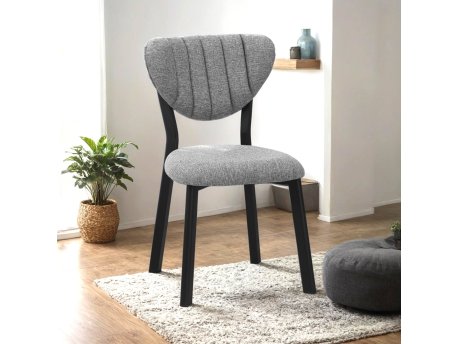 HANAH HOME Trpezarijska stolica Elma Grey