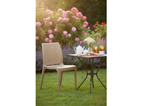 HANAH HOME Baštenska stolica Icon Dark Brown