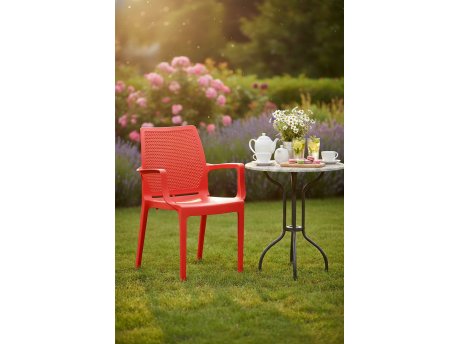 HANAH HOME Baštenska stolica Icon Red