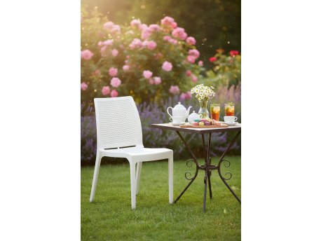 HANAH HOME Baštenska stolica Icon White