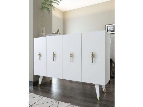 HANAH HOME Konzola 8167KM 32 White Gold