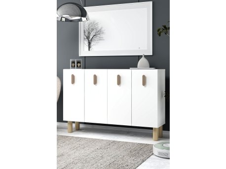 HANAH HOME Konzola 8182KM 64 White Sapphire Oak