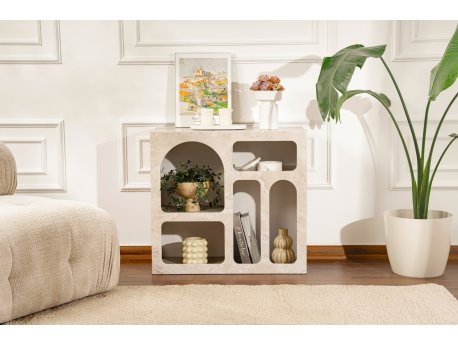 HANAH HOME Konzola Lessa Travertine