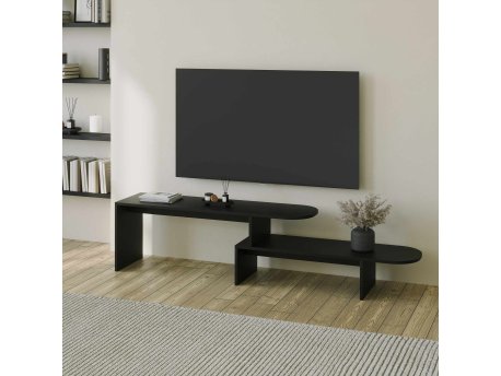 HANAH HOME TV polica Puzzle Black