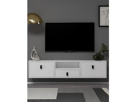 HANAH HOME TV polica 1309 DROP 1 White