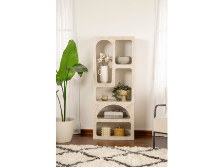 HANAH HOME Polica za knjige Venus Travertine