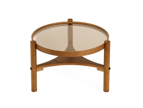 HANAH HOME Sto za dnevnu sobu Clover Walnut