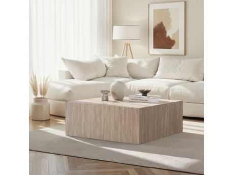 HANAH HOME Sto za dnevnu sobu Prizma Travertine