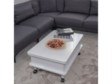 HANAH HOME Sto za dnevnu sobu Helsinki White