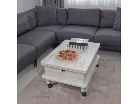 HANAH HOME Sto za dnevnu sobu Nino Antique White