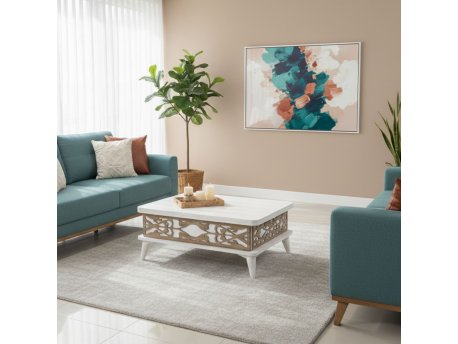 HANAH HOME Sto za dnevnu sobu Ada White