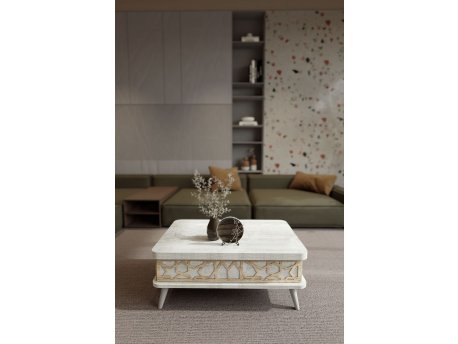 HANAH HOME Sto za dnevnu sobu Ottowa Ada Antique White