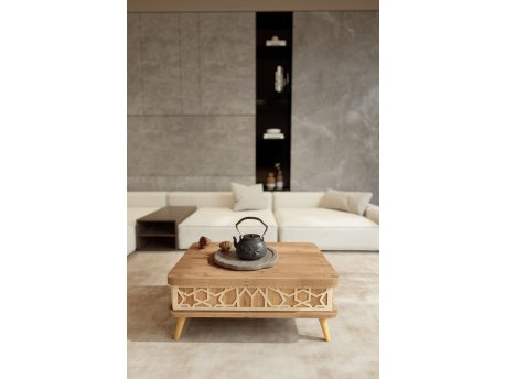 HANAH HOME Sto za dnevnu sobu Ottowa Ada Pine