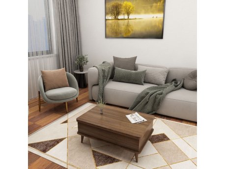 HANAH HOME Sto za dnevnu sobu Dy Ada Walnut