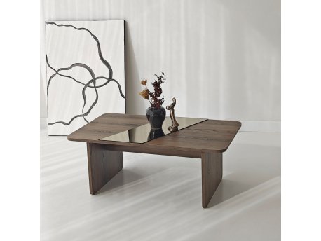 HANAH HOME Sto za dnevnu sobu Favorite Bronzie Walnut