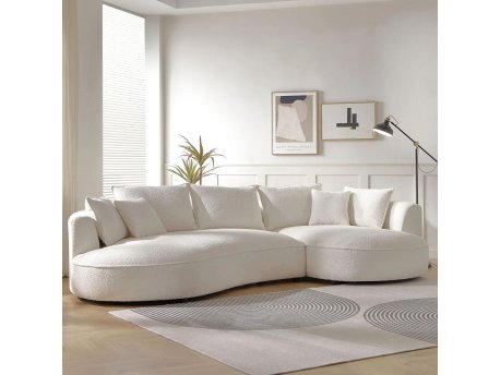 Atelier del Sofa Ugaona garnitura Venedik Right White