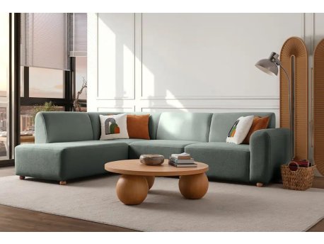 Atelier del Sofa Ugaona garnitura S Loft Left Sea Green