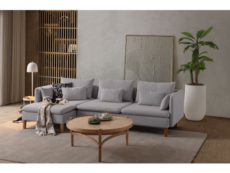 Atelier del Sofa Ugaona garnitura Flexy Relax Grey
