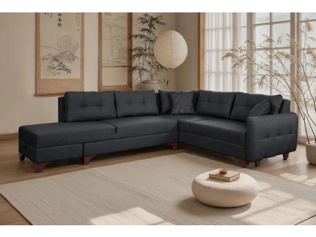 Atelier del Sofa Ugaona garnitura C Loft Left Anthracite