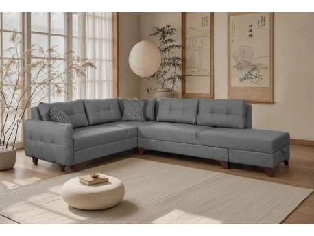 Atelier del Sofa Ugaona garnitura C Loft Right Grey