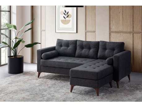 Atelier del Sofa Ugaona garnitura Kraft Anthracite