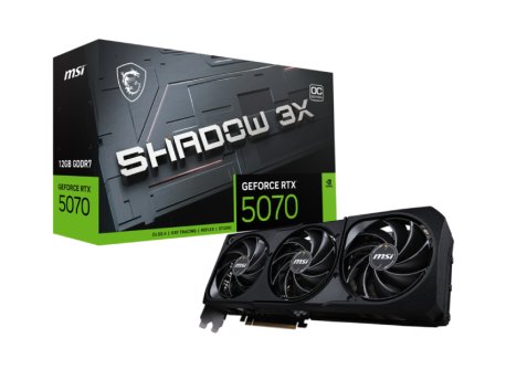 MSI NVidia GeForce RTX 5070 12G SHADOW 3X OC GDDR7 192bit