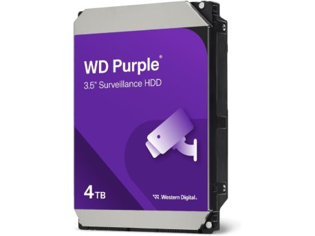 WESTERN DIGITAL 4TB Purple 3.5 SATA III 128MB IntelliPower WD44PURZ