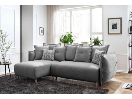 Atelier del Sofa Ugaona garnitura Puffy Grey