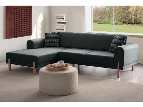 Atelier del Sofa Ugaona garnitura Mocha Relax Left Anthracite