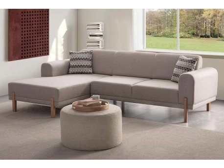 Atelier del Sofa Ugaona garnitura Mocha Relax Left Cream