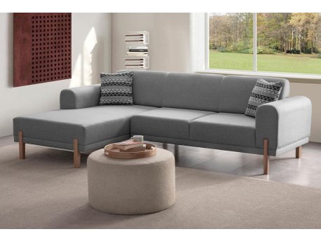 Atelier del Sofa Ugaona garnitura Mocha Relax Left Grey