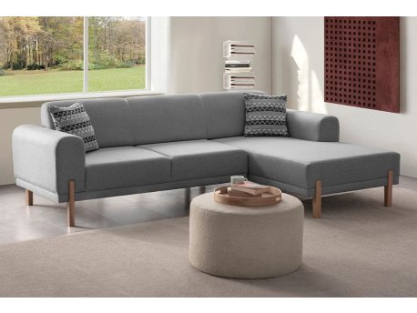 Atelier del Sofa Ugaona garnitura Mocha Relax Right Grey