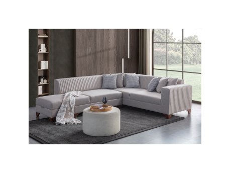 Atelier del Sofa Ugaona garnitura West Left Cream