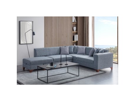 Atelier del Sofa Ugaona garnitura West Left Grey