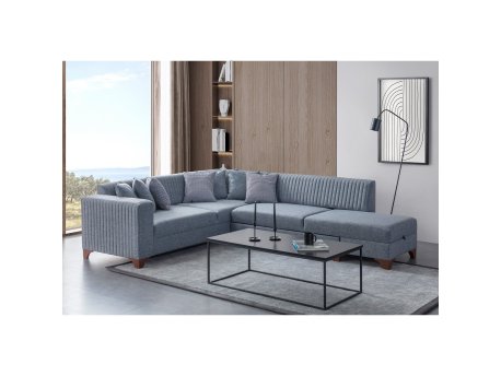 Atelier del Sofa Ugaona garnitura West Right Grey