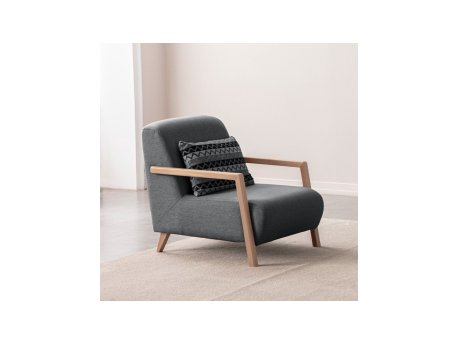 Atelier del Sofa Fotelja Latte Anthracite
