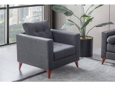 Atelier del Sofa Fotelja Kraft Anthracite