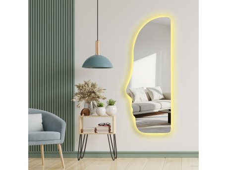 HANAH HOME Dekorativno Ogledalo sa LED osvetljenjem 52135 Ledayna 008