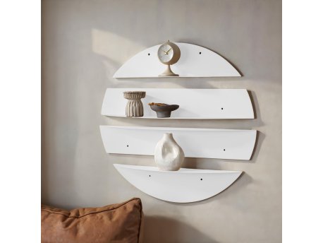 HANAH HOME Dekorativna metalna zidna polica Vlnt 118 Byz