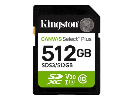 KINGSTON 512GB, SD kartica, Canvas Select Plus (SDS3/512GB)