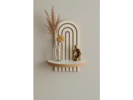 HANAH HOME Dekorativna zidna polica Artmtkwll1 White