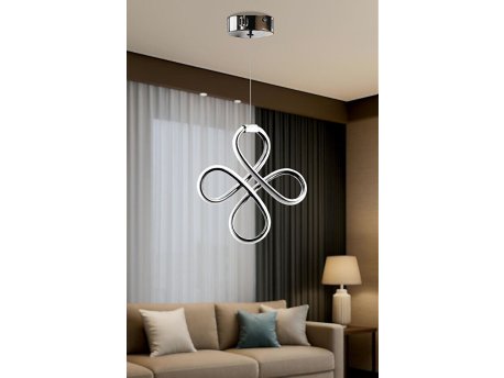 OPVIQ LED luster Yonca Chrome