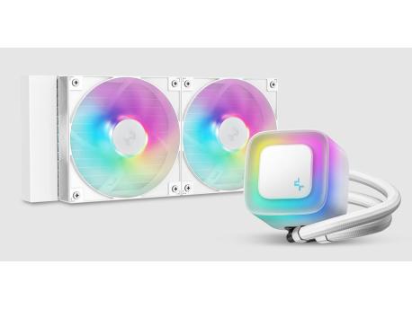 DEEPCOOL LE240 V2 ARGB Belo vodeno hladjenje R-LE240-WHAMMN-G-2
