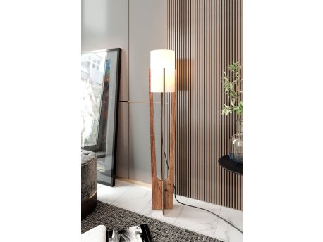 OPVIQ Podna lampa Minimalist Walnut