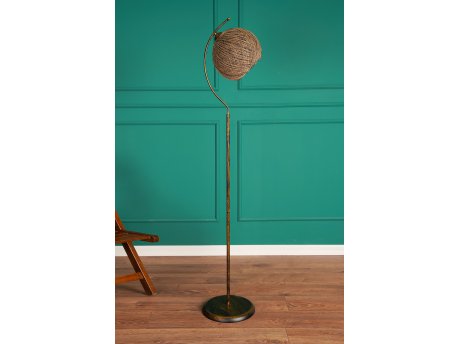 OPVIQ Podna lampa Povimento Jute Black US