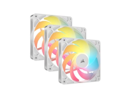 CORSAIR Ventilatori 3x RS120-R ARGB 120mm PWM-Triple Pack - White CO-9050197-WW