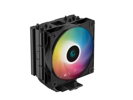 DEEPCOOL CPU Hladnjak DeepCool AG400 DIGITAL ARGB CRNI, 4 HeatPipe R-AG400-BKADMN-G-1