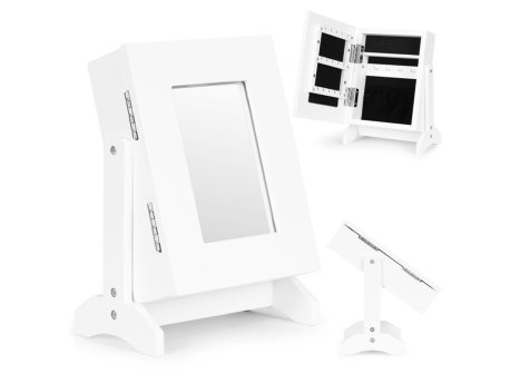 ModernHome Kutija za nakit sa organizatorom i ogledalom