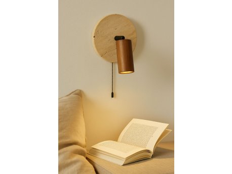 OPVIQ Zidna lampa App Oak