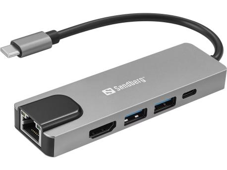 Sandberg USB adapter Sandberg 336-99 100W USB-C 5 u 1